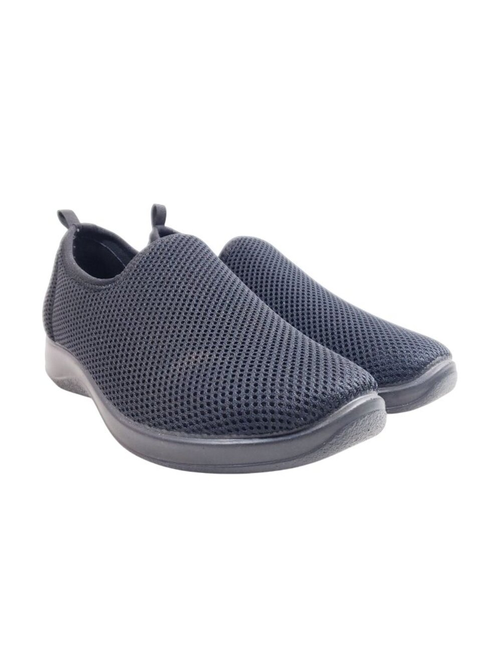 Fly Flot Womens Size 7 Black Mesh Slip-On Comfort Shoes